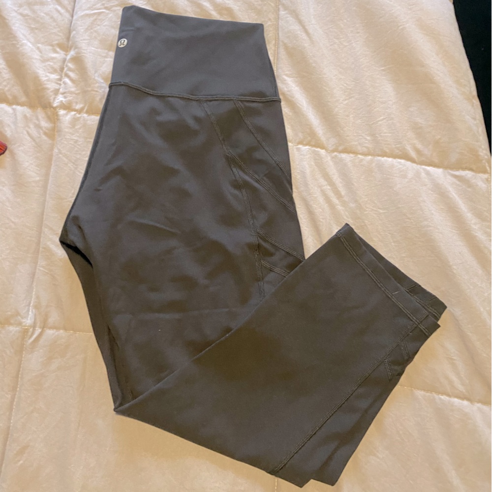 Lululemon Wunder Under High-rise Crop - Black - Size 10